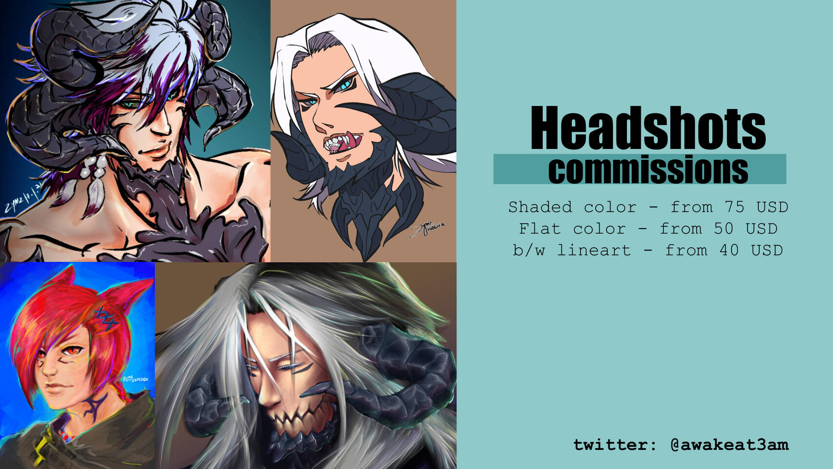 Headshots commission price